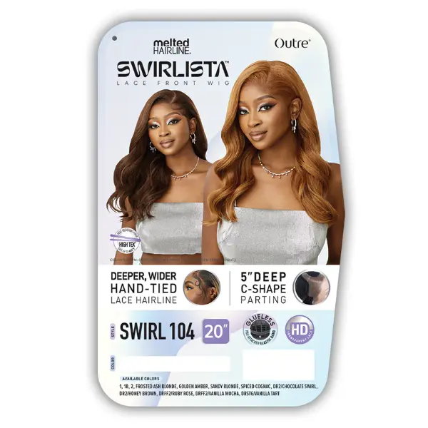 Perruque Lace Front Mi-longue Body Wave Swirl 104 - Outré - Image 2