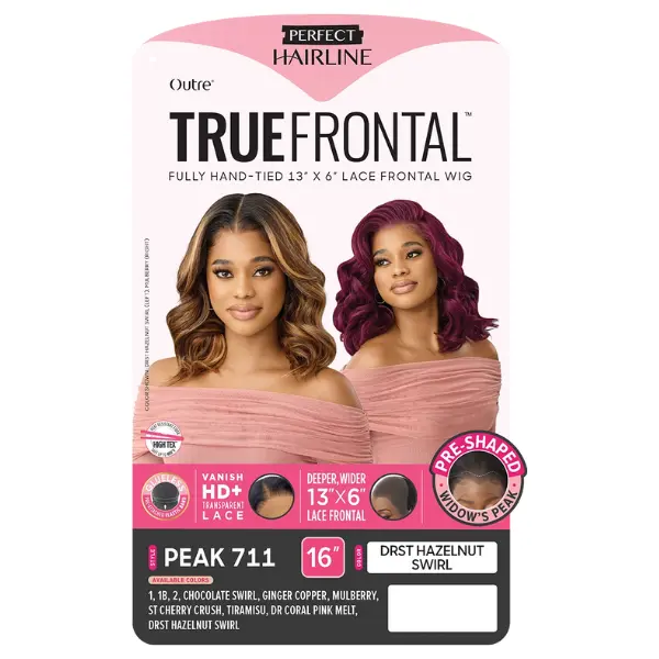 Perruque Wavy Bob HD+ Lace 13X6 Peak 711 - Outré - Image 4