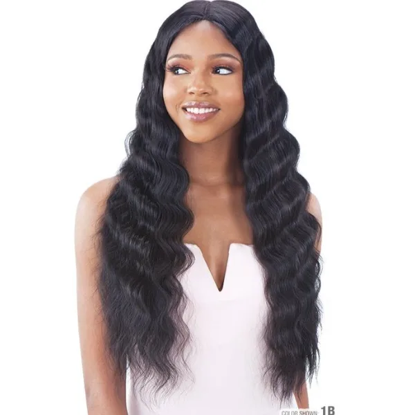 Perruque Loose Wave Triple Barrel Curl - Model Model - Image 2