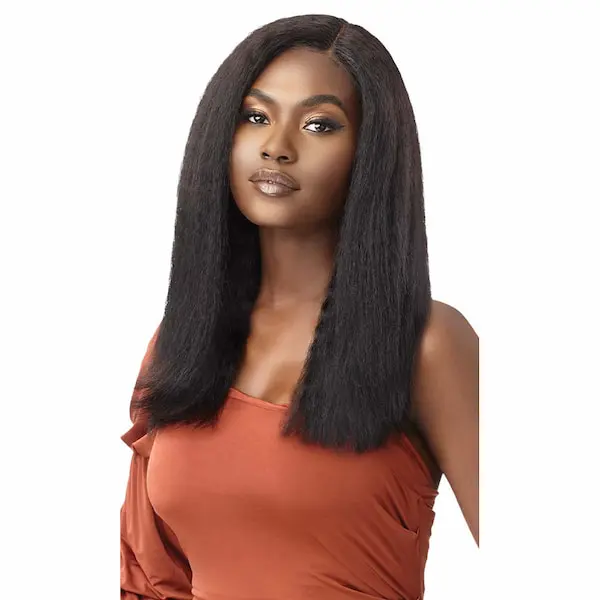 Perruque Naturelle Vierge KINKY STRAIGHT 20 pouces -  Outré - Image 2