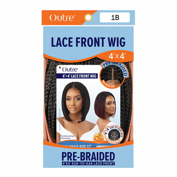 Perruque Tressée Lace 4X4 BOX BRAID BOB - Outré - Image 5