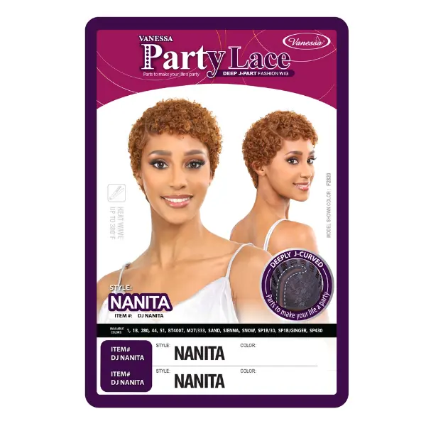 Perruque Courte Pixie Cut Curly Nanita - Vanessa Hair - Image 5