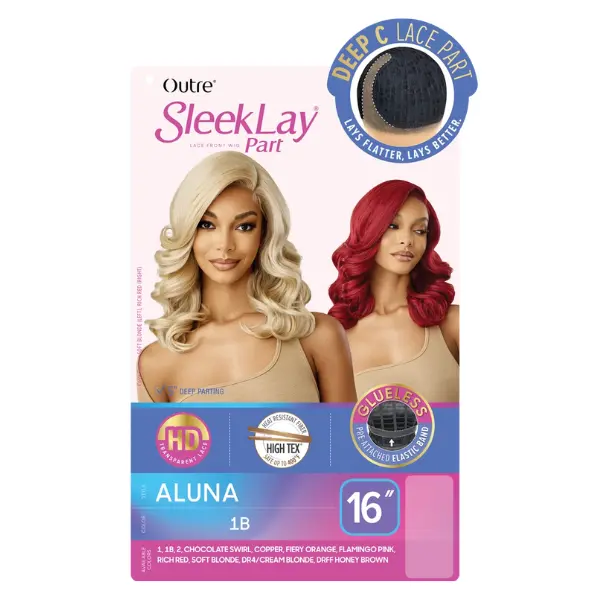 Perruque Lace HD Wavy Bob Aluna - Outré - Image 4
