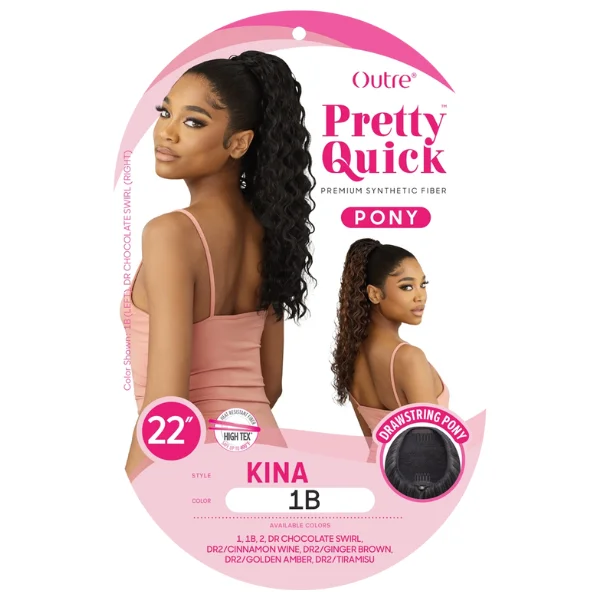 Postiche Ponytail Beach Curl Kina - Outré - Image 4