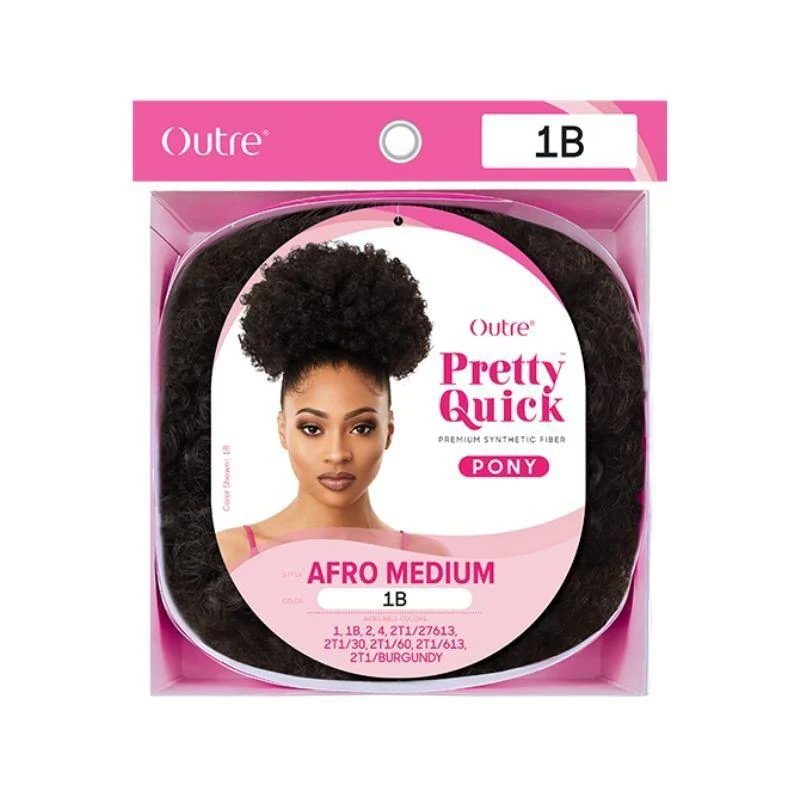 Postiche Outré Afro Medium - Image 4