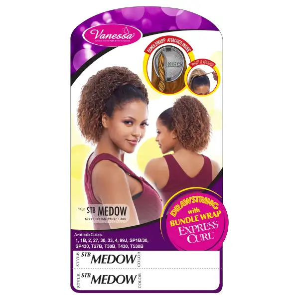 Postiche Ponytail Curly Mi-long Medow - Vanessa - Image 4