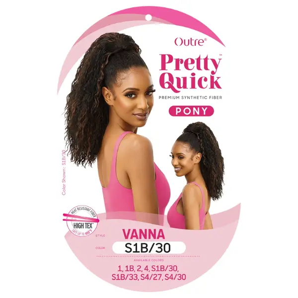 Postiche Wavy Vanna - Outré Pretty Quick Pony - Image 4