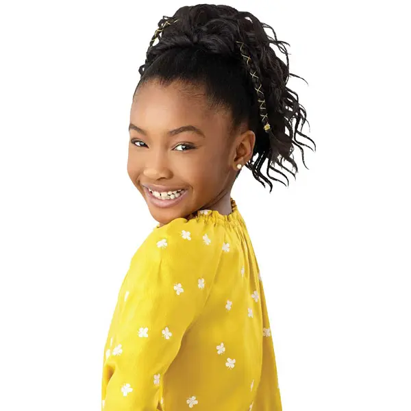 Postiche Gold Accented Natural Wave - Outré Lil Looks