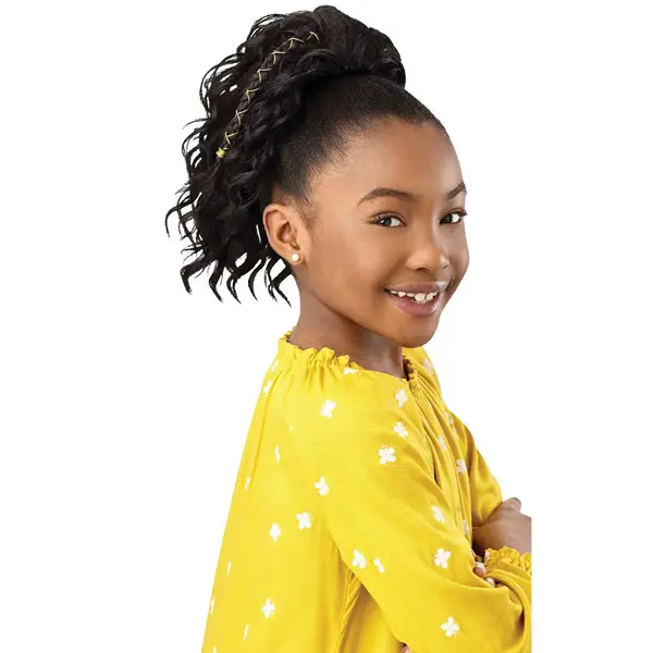 Postiche Gold Accented Natural Wave - Outré Lil Looks - Image 3