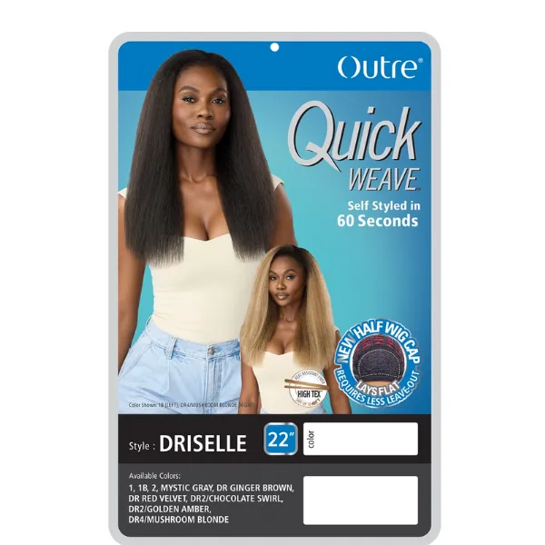 Perruque demi-tête lisse Driselle - Outré - Image 5