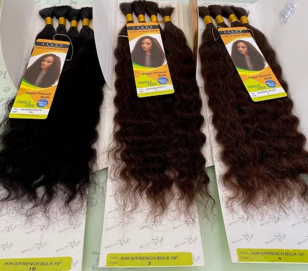 Mèches à tresser Naturelles SUPER FRENCH BULK - Janet Collection - Image 11