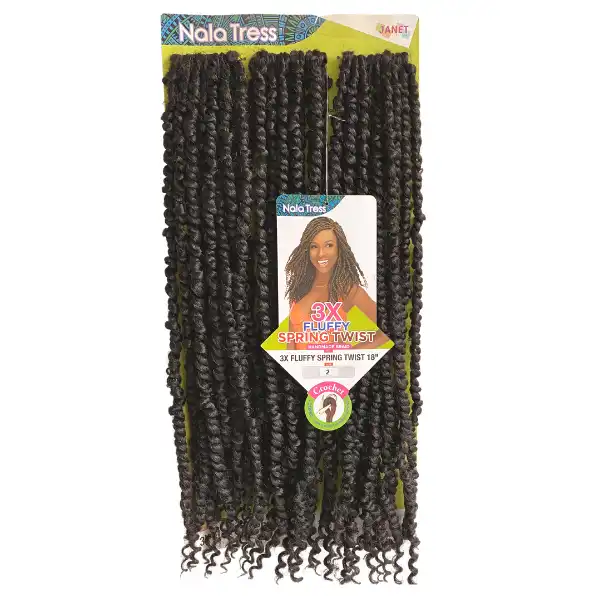 Mèches à Natter FLUFFY SPRING TWIST Nala Tress 18 pouces 3X  - Janet Collection - Image 5
