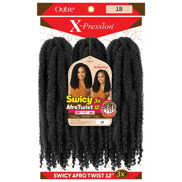 Mèches pour vanilles Swicy Afro Twist 12 pouces - Outré - Image 3