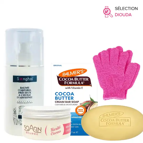 Routine Soins Corps Hydratants Peau sèche - La Sélection Diouda