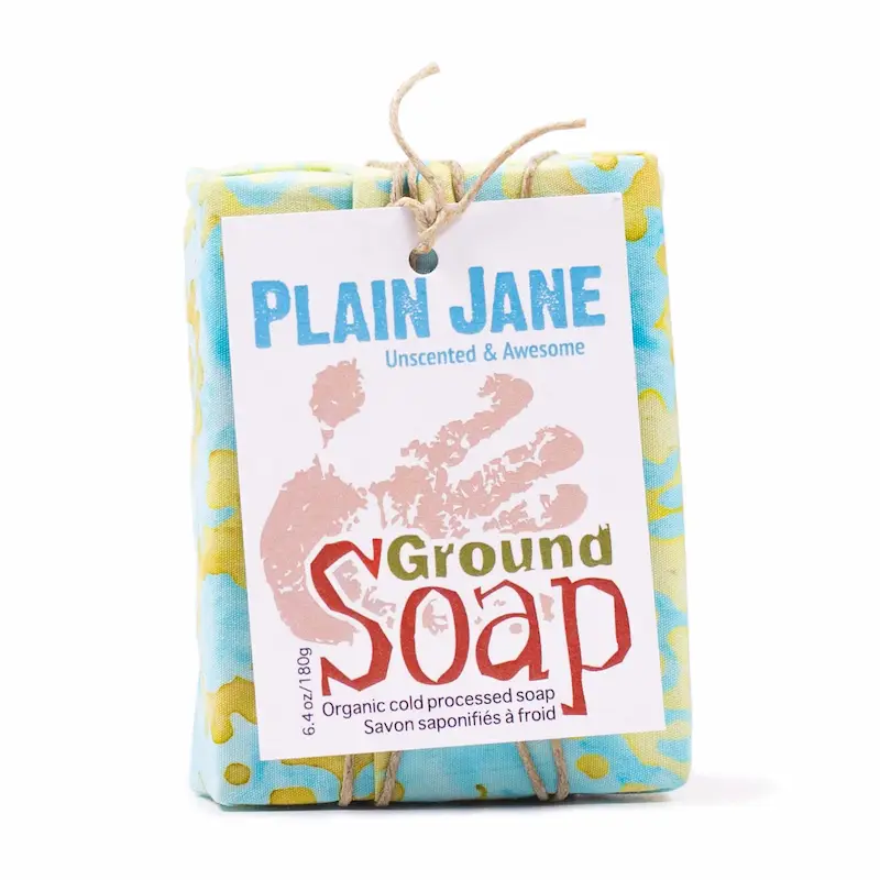 Savon Naturel Peaux Sensibles 180g Plain Jane - Ground Soap - Image 4