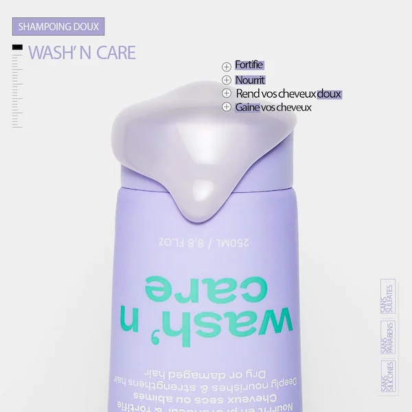 Shampoing doux Fortifiant Wash N' Care - In Haircare - Image 3