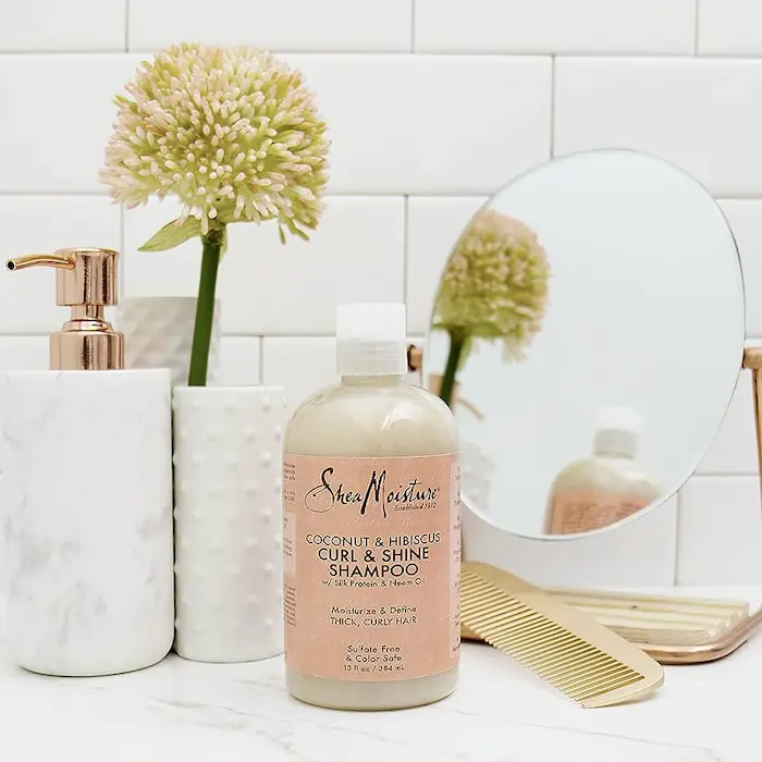 Shampooing Curl & Shine - Shea Moisture Coconut & Hibiscus - Image 4