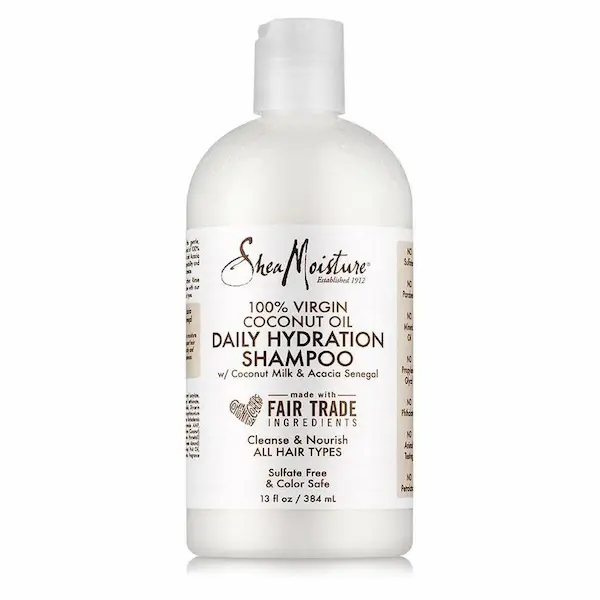 Daily Hydration Shampoo Hydratant - Shea Moisture 100% Virgin Coconut Oil