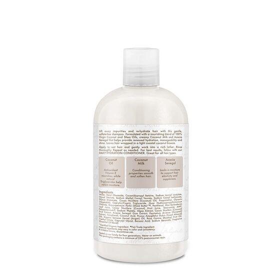 Daily Hydration Shampoo Hydratant - Shea Moisture 100% Virgin Coconut Oil - Image 3