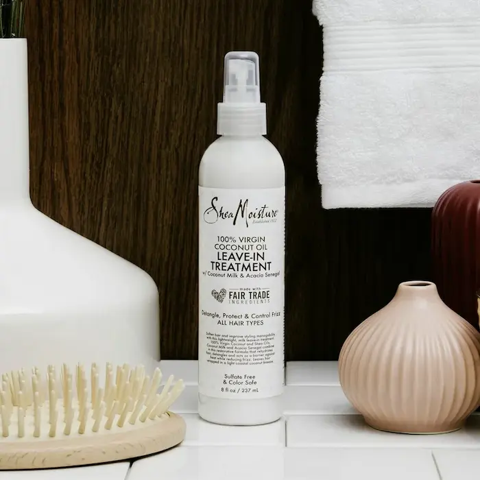 Leave-In Après-Shampooing Spray - Shea Moisture 100% Virgin Coconut Oil - Image 3