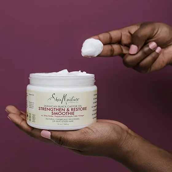 Smoothie Jamaican Black Castor Oil Crème Coiffante - Shea Moisture - Image 2