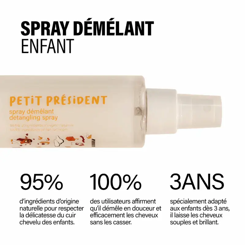 Spray Démêlant Enfant dès 3 ans - Madame La Présidente - Image 6