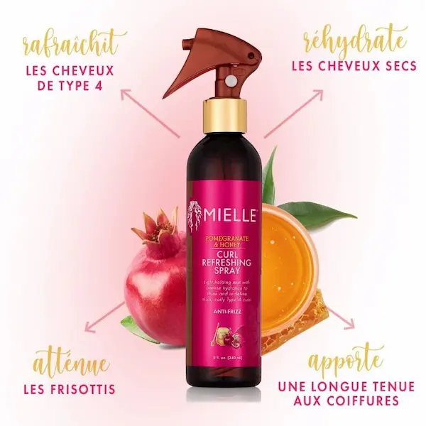 Spray Boucles Pomegranate & Honey - Mielle Organics - Image 2