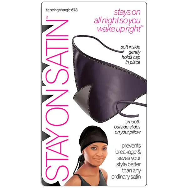 Foulard Triangle en Satin - Stay On Satin