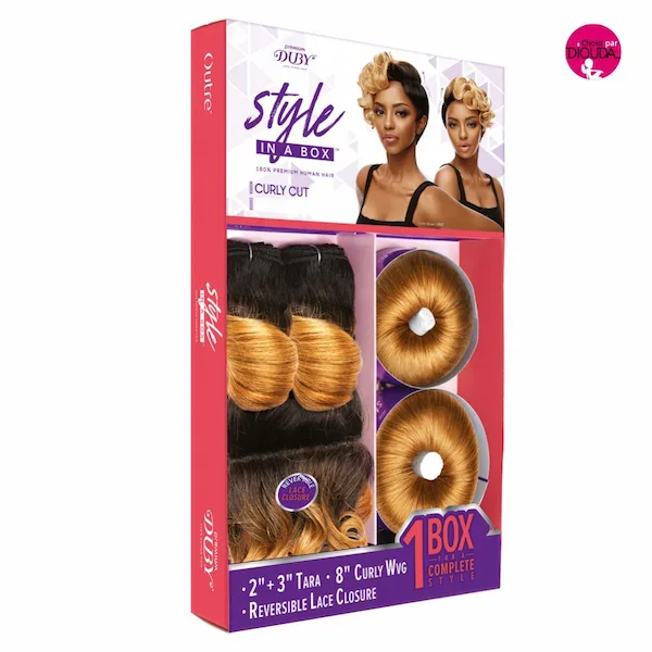 Tissage Cheveux Semi-Naturels Premium Duby Curly Cut  - Outré - Image 3