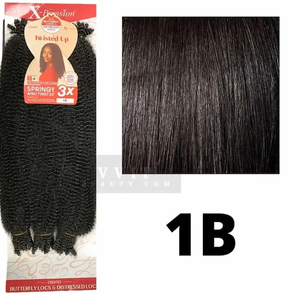 Mèches X-Pression Twisted Up Springy Afro Twist 24 Pouces 3X - Outré - Image 10