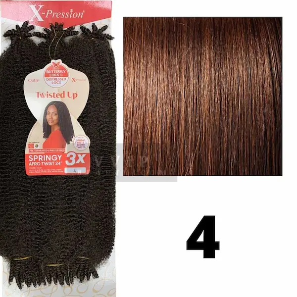 Mèches X-Pression Twisted Up Springy Afro Twist 24 Pouces 3X - Outré - Image 11