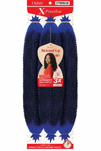 Mèches X-Pression Twisted Up Springy Afro Twist 24 Pouces 3X - Outré - Image 5