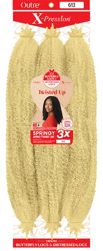 Mèches X-Pression Twisted Up Springy Afro Twist 24 Pouces 3X - Outré - Image 7